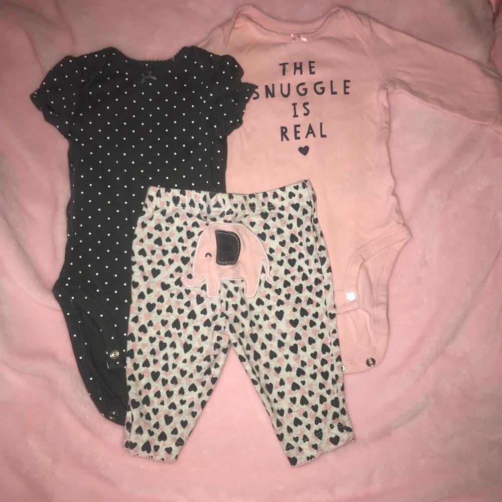 Baby girl 3 piece set